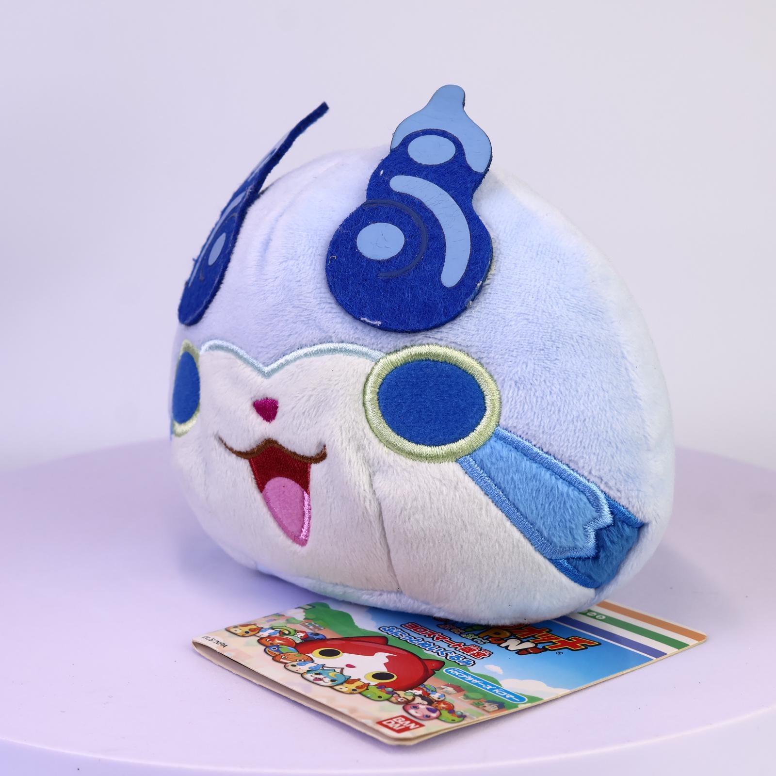 Yo-kai Watch K-koma & Wibblekoma Puni Puni Head Plush Set - 4