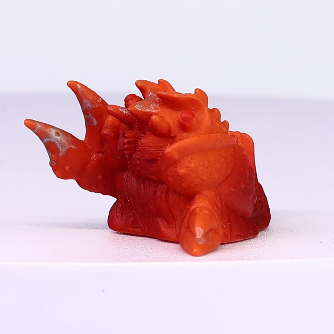 G-497 へドン レッドスパークル （※バラ売りNG） Godzilla Ebirah Finger Puppet Figure Toho Kaiju 2001 | Vintage Red