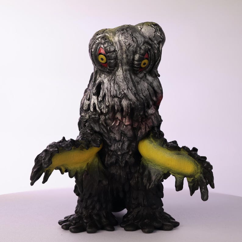 Figura de vinilo de 16,5 cm (6,5 pulgadas) de la serie de monstruos de la película Hedorah de Bandai (2006) de Toho. imagen 1