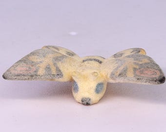 Godzilla Mothra Flocked Finger Puppet Figure Bandai 2000 | Vintage Toho Kaiju SD Mini Fig Collectible