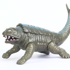 Vintage Kemular Kaiju Figure, 1983 Bandai Ultraman Toy, Collectible Monster, 7in, Retro Japan