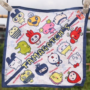 Tamagotch&#39;s TMGC Tamagotchi  Handkerchief Bandai Wiz 2004