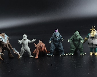 Godzilla High Grade HG Set 6 Gashapon Mini Figura Bandai 1999