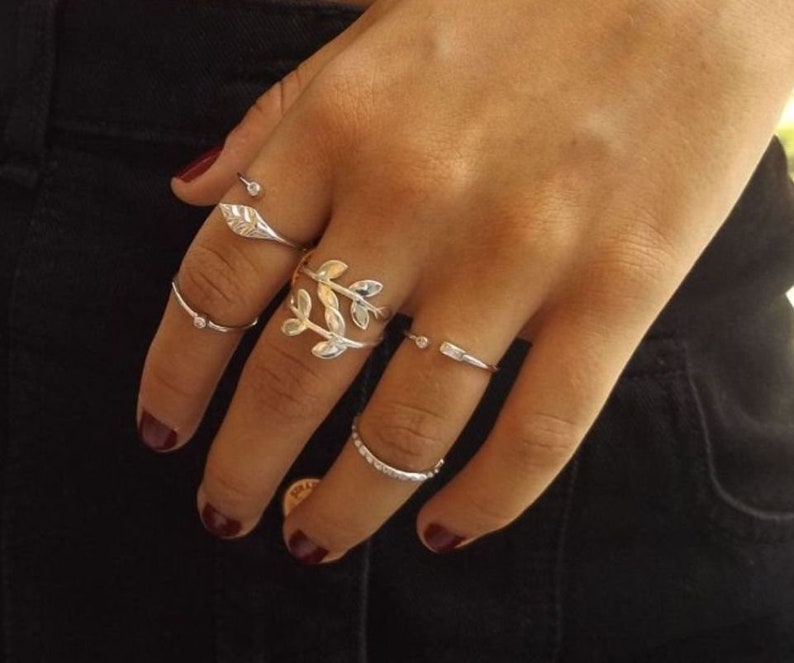 promise ring dainty ring K11055 engagement ring