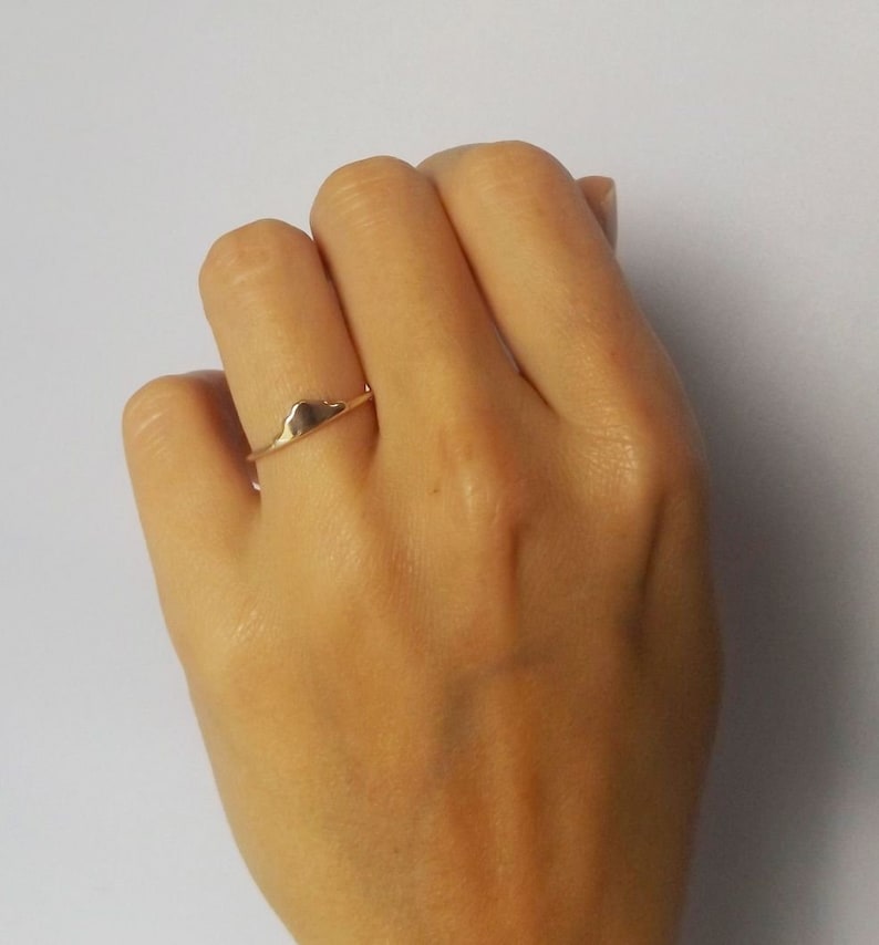 K11049 silver ring pyramid ring geometry ring minimalist ring gold ring rings for women minimalist jewelry delicate ring