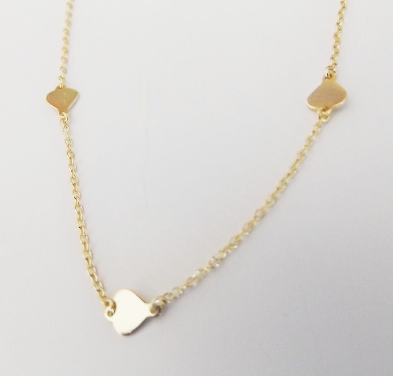 necklace for women hearts necklace dainty necklace K11175 love necklace
