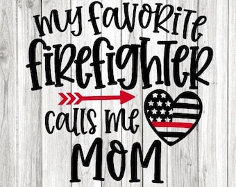Firefighter Mom Svg Png, Gift for Mom, Firefighter Mom Png, Firefighter Mom Gift Svg, Firefighter Mom Shirt Iron On Png, Sublimation, Cricut