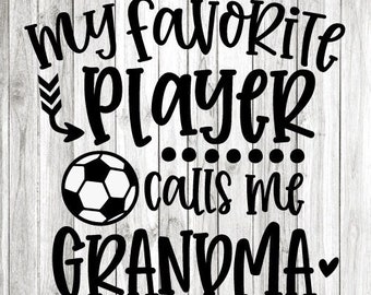 Fußball-Großmutter-Svg Png, mein Lieblingsspieler ruft mich Oma-Svg an, Fußball-Oma-Hemd-Eisen auf Png, Dtf-Datei, Fußball-Oma-Sublimations-Png