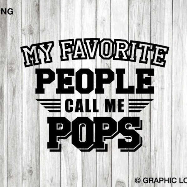 Pops Svg - Etsy