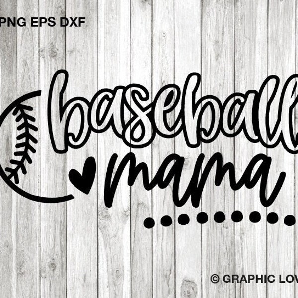 Baseball Mama Svg Png, Cute Baseball Mama Png, Sports Svg, Gift For Mama, Baseball Mama Iron On Png, Love Baseball Family Svg, Cricut