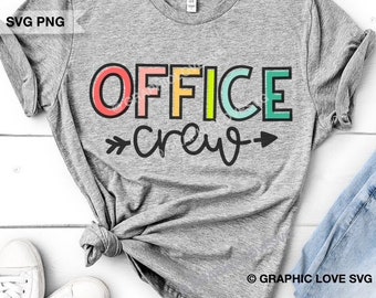 Kantoorpersoneel SVG, png, schoolkantoorpersoneel png, cadeau voor kantoorpersoneel, kantoorteamshirt opstrijkbaar png, frontoffice, school, Cricut