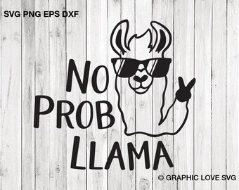Download Free Llama Sunglasses Svg Etsy SVG Cut Files