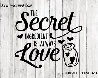 Ingredient Love Svg Etsy