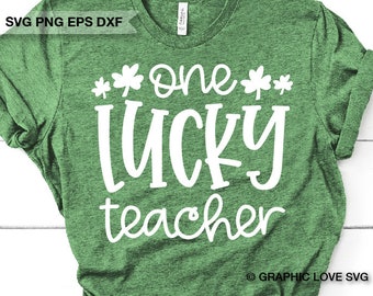 Download Lucky Teacher Svg Etsy