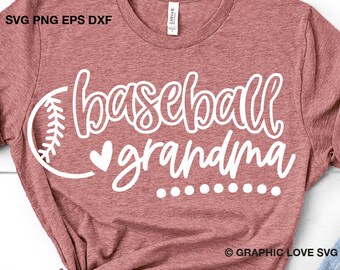 Download Grandma Baseball Etsy