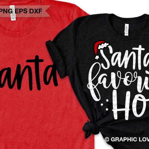 Santa's Favorite Ho Svg Couple 