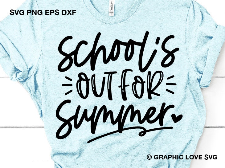 Download Funny Teacher Summer Shirt Svg School's Out For Summer | Etsy
