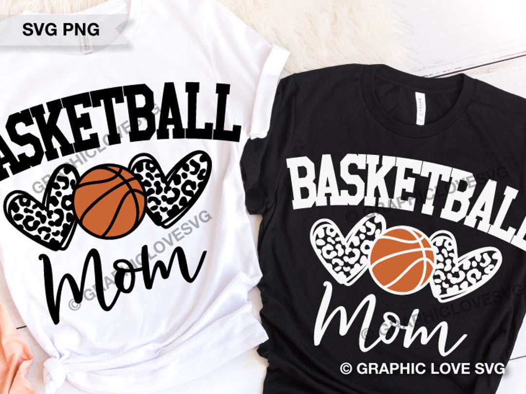 Basketball Mom SVG, Mom Leopard SVG
