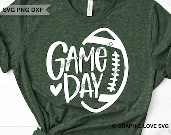 Game Day Svg Football Mom Png, Kids Boys Girls Shirt Iron On Png, Sublimation Png, Dxf, Cricut