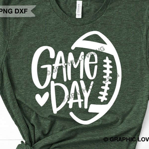 Game Day Svg Football Mom Png, Kids Boys Girls Shirt Iron On Png, Sublimation Png, Dxf, Cricut