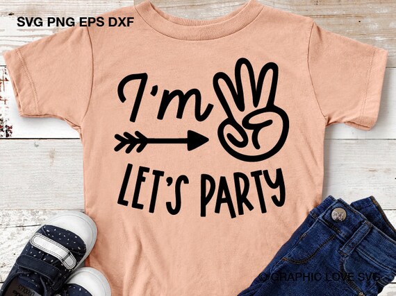 Download I M Three Let S Party Svg Boy Third Birthday Shirt Etsy