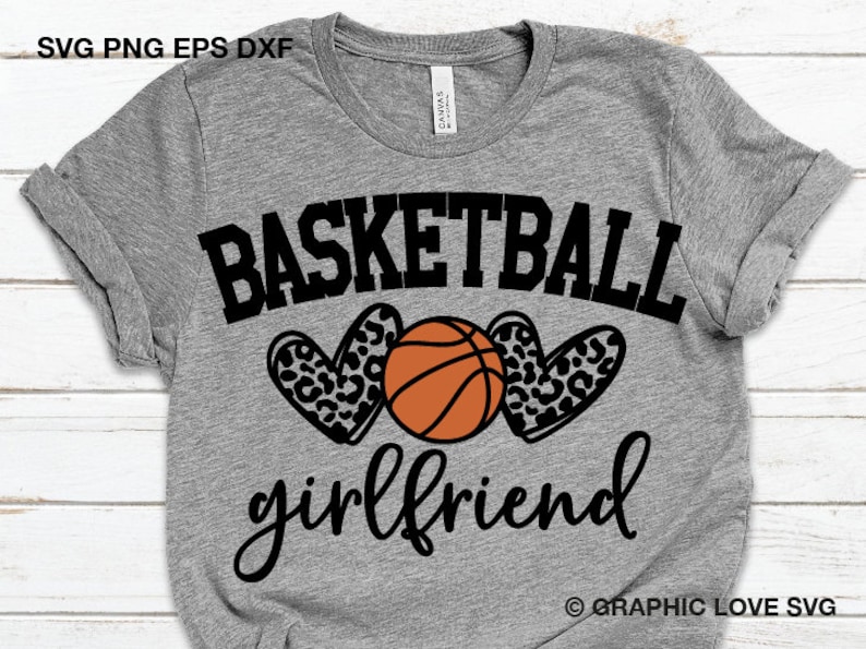 Basketball Girlfriend Svg Leopard Basketball Girlfriend Png Etsy