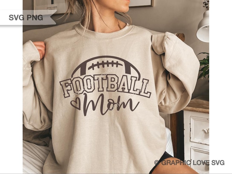 Football Mom Svg Png Vintage Pink Brown Black, Football Mom Sublimation Png, Football Mom Iron On Png, Sublimation, Cricut image 5