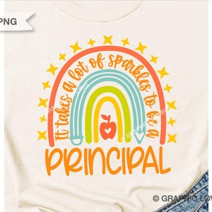 Belangrijkste Svg Png, Rainbow Appreciation Gift, Veel Glitters, Eindejaars Belangrijkste Opstrijkbare Png, Cricut, Sublimatie