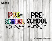 Preschool Crew Svg Png, Preschool Teacher Png, Preschool Svg, Preschool Shirt Svg, Preschool Crew Png, Preschool Team Shirt Iron On Png