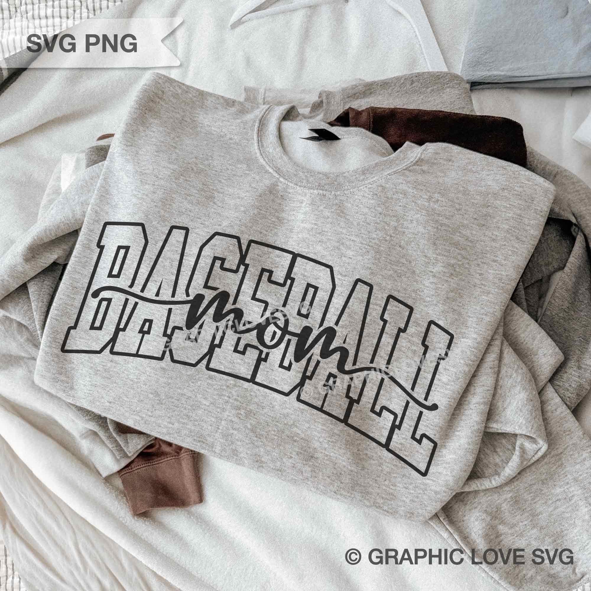 野球ママ　 野球ママ SVG PNG、野球シーズンアイロンファイル、青、黒、白 - Etsy 日本
