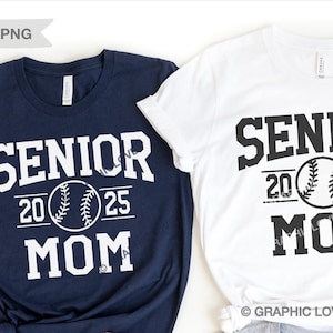 Senior 2025 honkbal moeder Svg Png, afstuderen Shirt opstrijkbare png, klasse van 2025 Svg, Senior honkbal moeder 2025 sublimatie png, Cricut