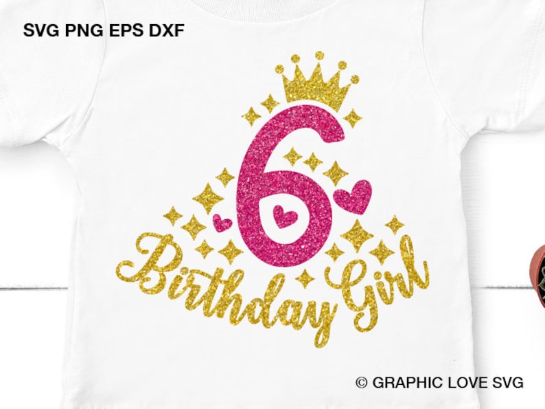 Free Free 282 6Th Birthday Princess Svg SVG PNG EPS DXF File