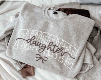 Daughter Svg Png, Trendy Fun Favorite Daughter Svg, Daughter Shirt Iron On Png, Daughter Sweatshirt Svg, Gift for Daughter, Daughter Gift