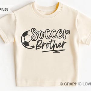 Fußball Bruder SVG Png, Fußball Bruder Shirt Aufbügeln Png, Fußball-Shirt für Jungen Kinder geschnitten Datei, passende Fußball Familie Sublimation Png