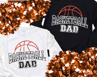 Basketball Dad Svg Png, Sublimation Digital Download, Orange, Black, White