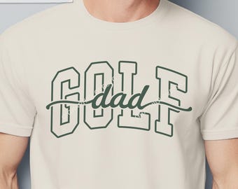 Golf Dad Svg Png, Golfer Dad Shirt Iron On Png, Black, White, Olive Green