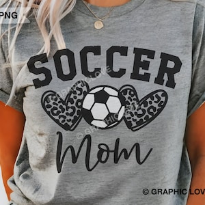 Soccer Mom Svg Png, Leopard Soccer Mom Sublimatie Png, Soccer Mom Shirt Opstrijkbare Png, Soccer Mom Gift Svg, Cricut