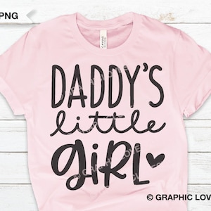 Papas Mädchen SVG Png, Papas kleines Mädchen Shirt Eisen auf Png, Pink Kleinkind Papas kleines Mädchen Sublimation Png, Papas Mädchen Dxf, Cricut