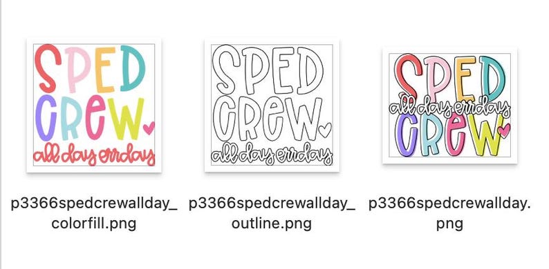 Sped Crew Png, Sped Teacher Png, All Day Errday Err Day Everyday ...