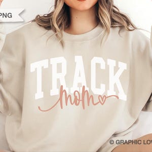 Verfolgen Sie die Mom-Svg-Png, Track-Feld Mom-Svg, Läufer Cross Country Track Mom Shirt Eisen auf Png, Track and Field Mom Sublimation Png