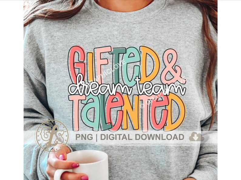 Gifted Lettering Gifted Teacher Png, Gifted Talented Team Png, Gifted Talented Teacher ...