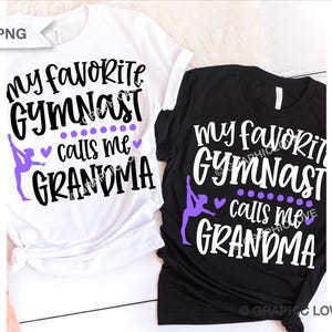 Ginástica Vovó Svg Png, Minha Ginasta Favorita Me Chama De Vovó Svg, Camiseta Ginástica Vovó Passar A Ferro Png, Ginástica Vovó Sublimação