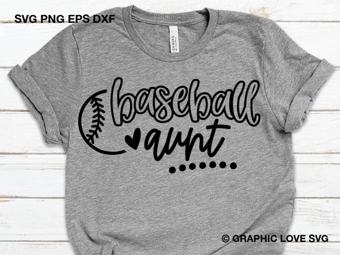 Download Baseball Aunt Svg Cute Aunt Shirt Svg Gift for Aunt Svg | Etsy