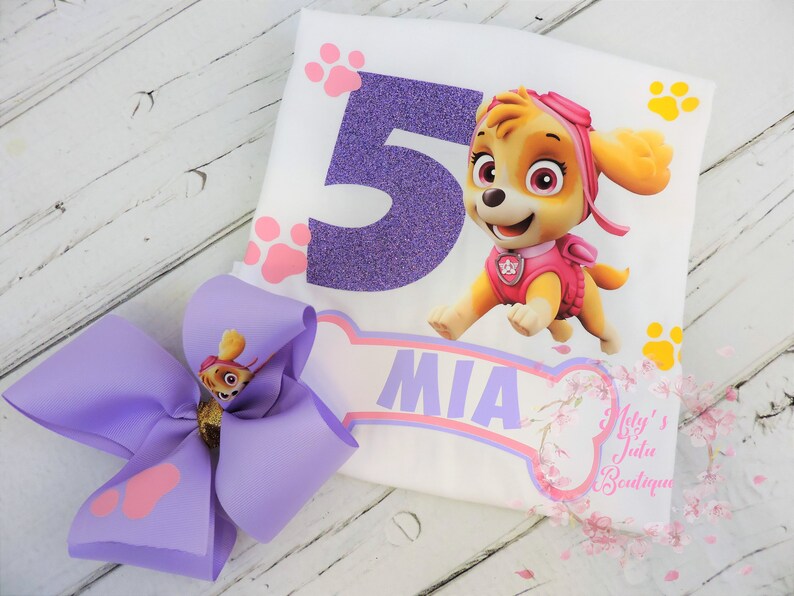 Skye Tutu Paw Patrol Skye Tutu Set Paw Patrol ONLY Shirt Paw Patrol tutu Tutu Paw Patrol Birthday Girl Paw Patrol Birthday Tutu