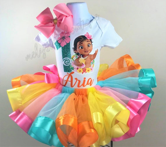 Baby Moana Princess Moana Birthday Outfit 1st Birthday Girl Etsy Baby Moana Princess Moana Birthday Outfit 1st Birthday Girl Etsy
