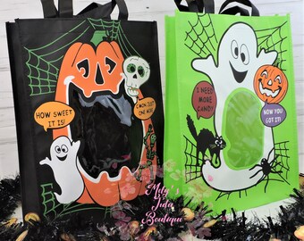 Halloween Trick or Treat Bag, Halloween Bag, Kids Halloween, Trick-or-Treating, Candy bag, Halloween tote, Trick-or-Treat Bag