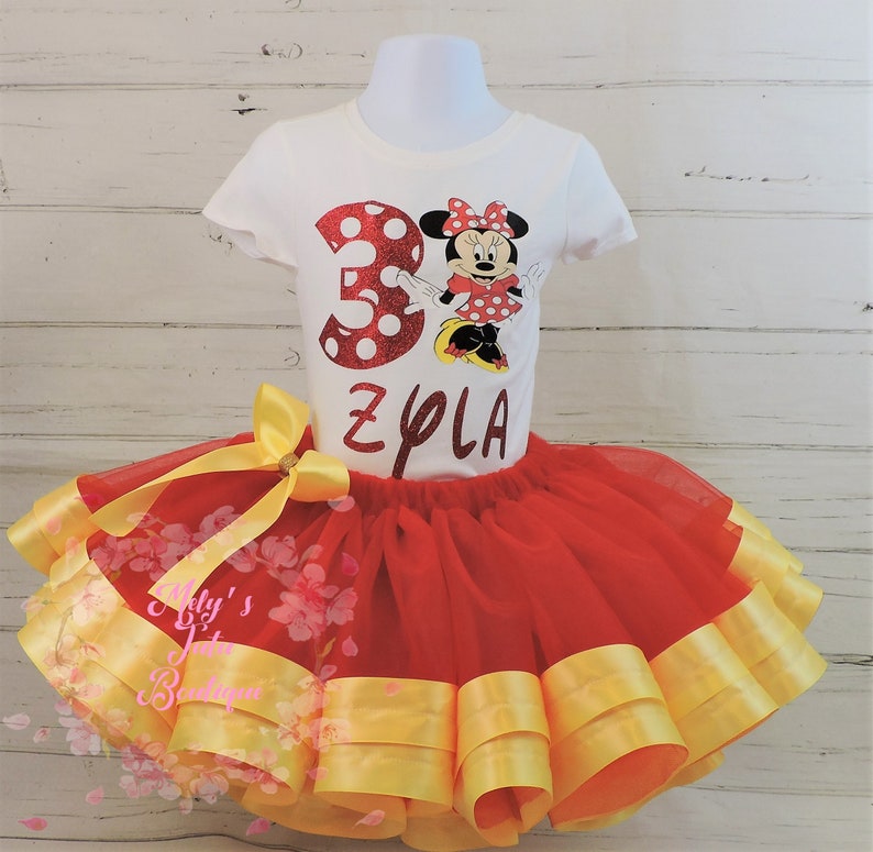 minnie mouse 2nd birthday dress