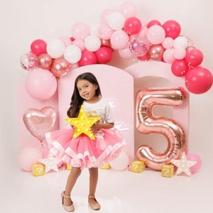 Princess Peach, Princess Peach party, Personalized Princess Peach costume, Princess Peach 1st birthday, Tutu set, Birthday outfit peach image 2