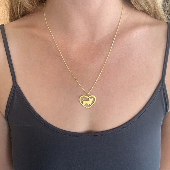 Yorkie Necklace - Heart Yorkie Necklace - Heart