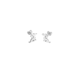 Dachshund Earrings - Silver 14K Gold Plated Doxie Stud Earrings, Sausage Dog Lover Gift |SWEET